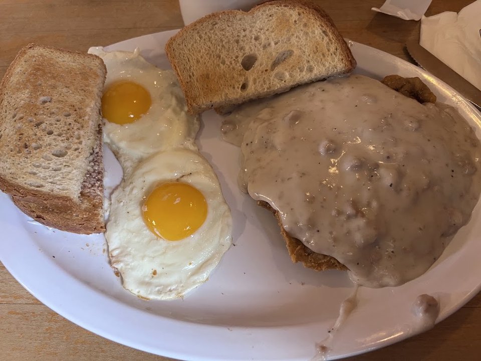 Combo Twelve 2 Eggs Country Fried Steak